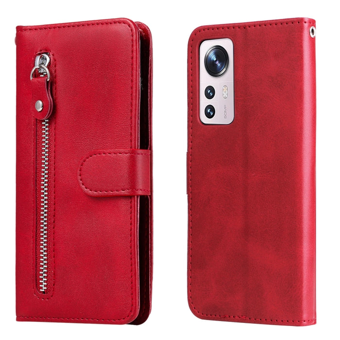 Estuche para teléfono de cuero con tapa horizontal y cremallera con textura de becerro a la moda, For Xiaomi Redmi K40S / Poco F4, For Xiaomi Redmi Note 11T Pro / Poco X4 GT, For Xiaomi 12X