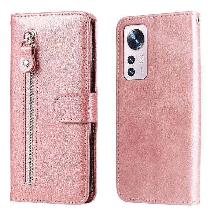 Estuche para teléfono de cuero con tapa horizontal y cremallera con textura de becerro a la moda, For Xiaomi Redmi K40S / Poco F4, For Xiaomi Redmi Note 11T Pro / Poco X4 GT, For Xiaomi 12X