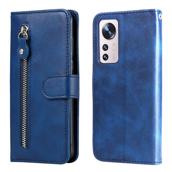 Estuche para teléfono de cuero con tapa horizontal y cremallera con textura de becerro a la moda, For Xiaomi Redmi K40S / Poco F4, For Xiaomi Redmi Note 11T Pro / Poco X4 GT, For Xiaomi 12X
