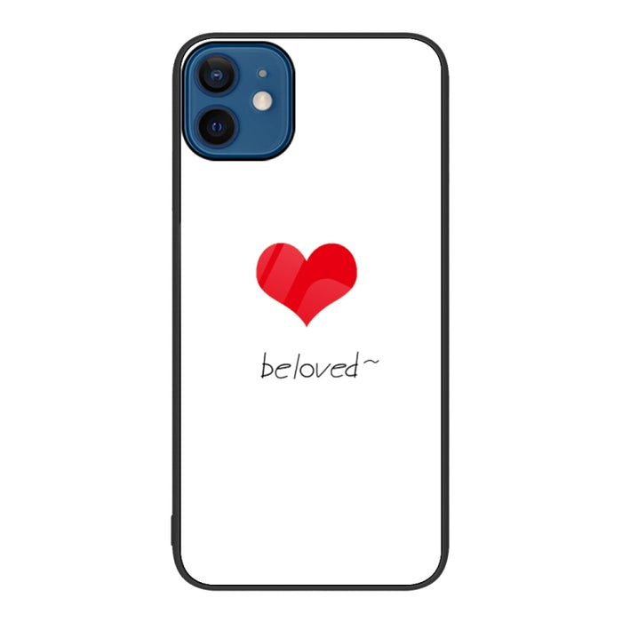Caja de teléfono de vidrio pintado colorido