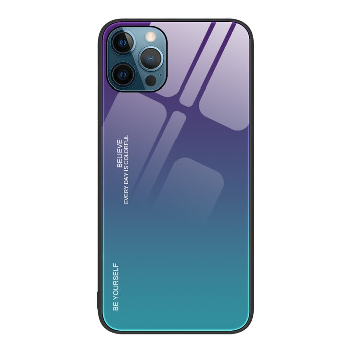 Estuche de vidrio de color degradado