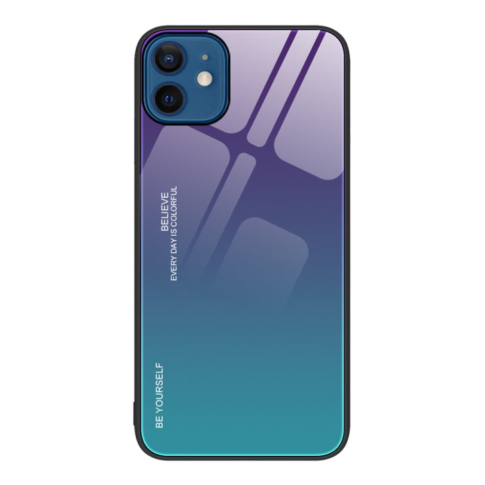 Estuche de vidrio de color degradado
