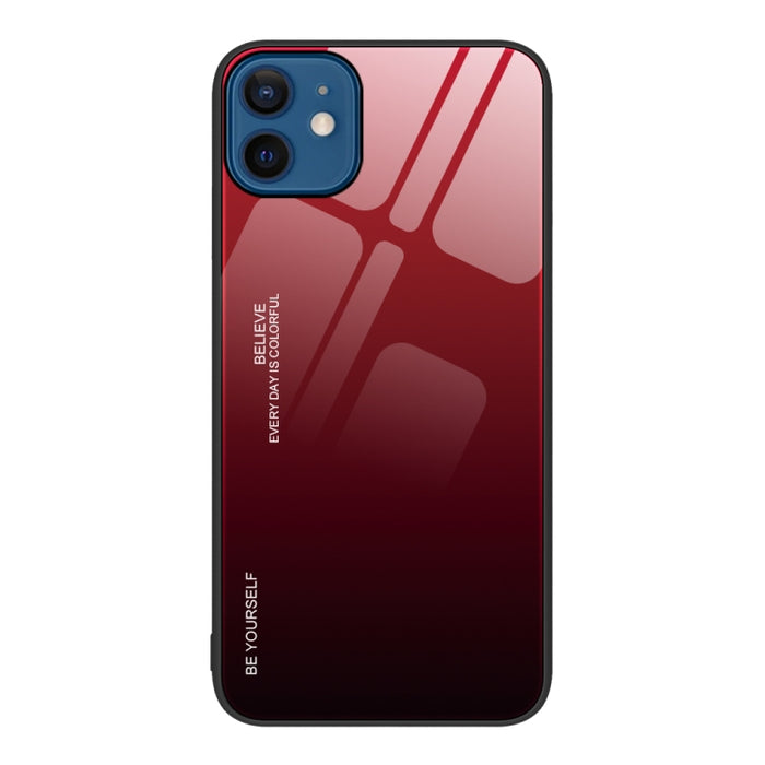 Estuche de vidrio de color degradado
