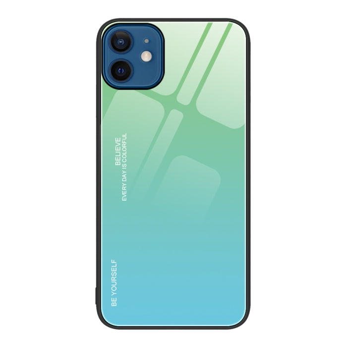 Estuche de vidrio de color degradado