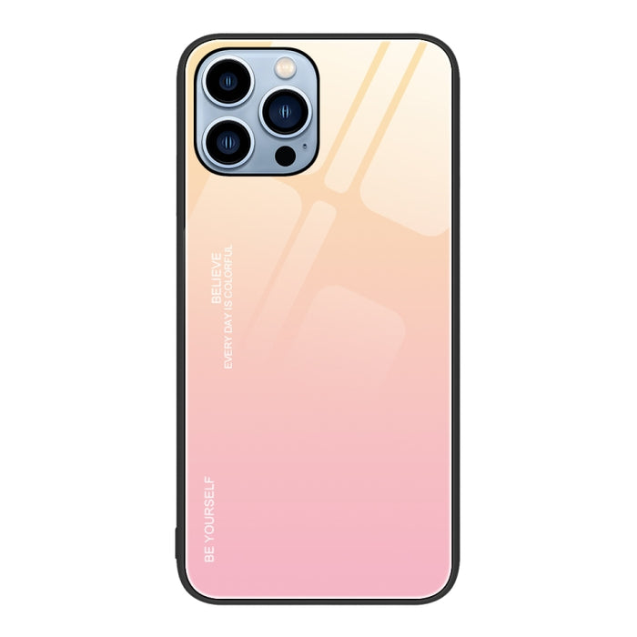 Estuche de vidrio de color degradado