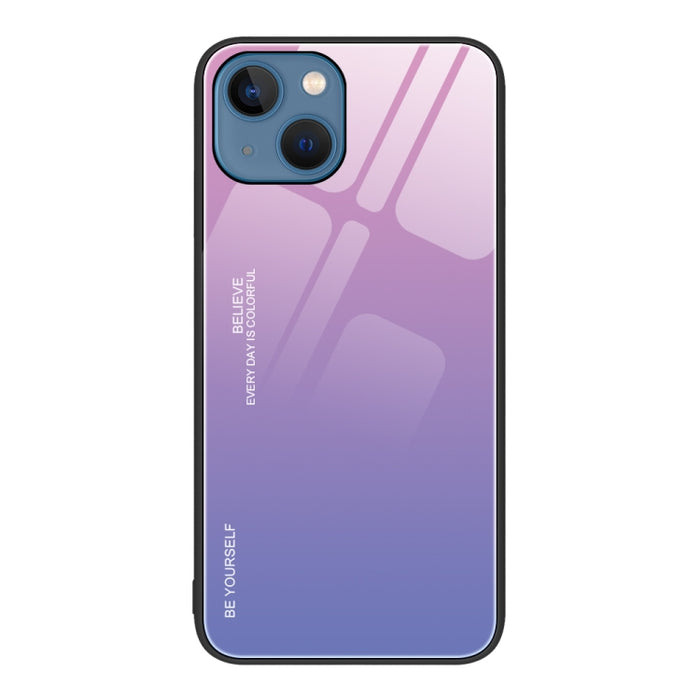 Estuche de vidrio de color degradado