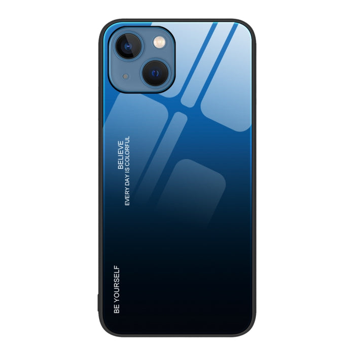 Estuche de vidrio de color degradado