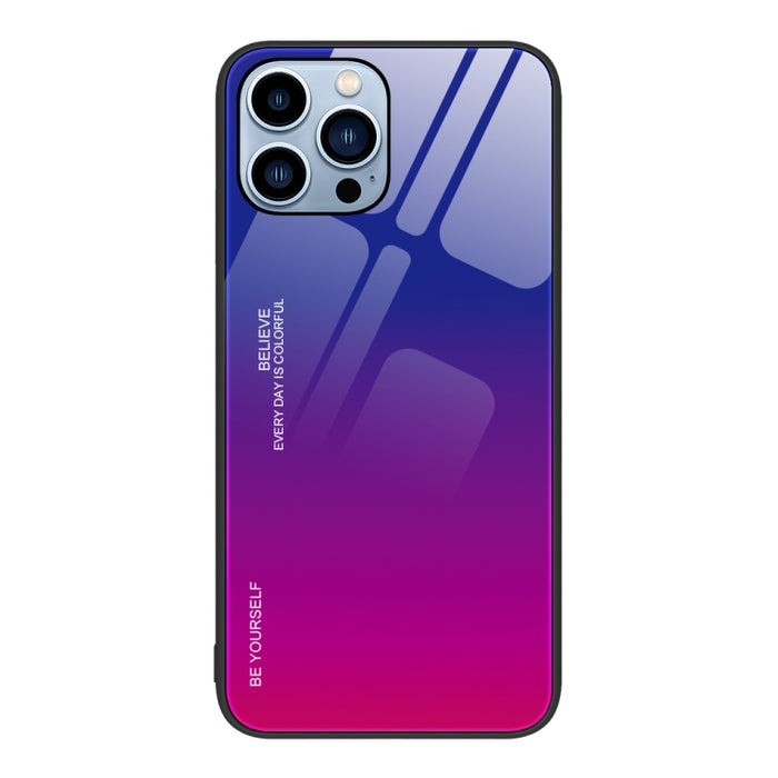 Estuche de vidrio de color degradado