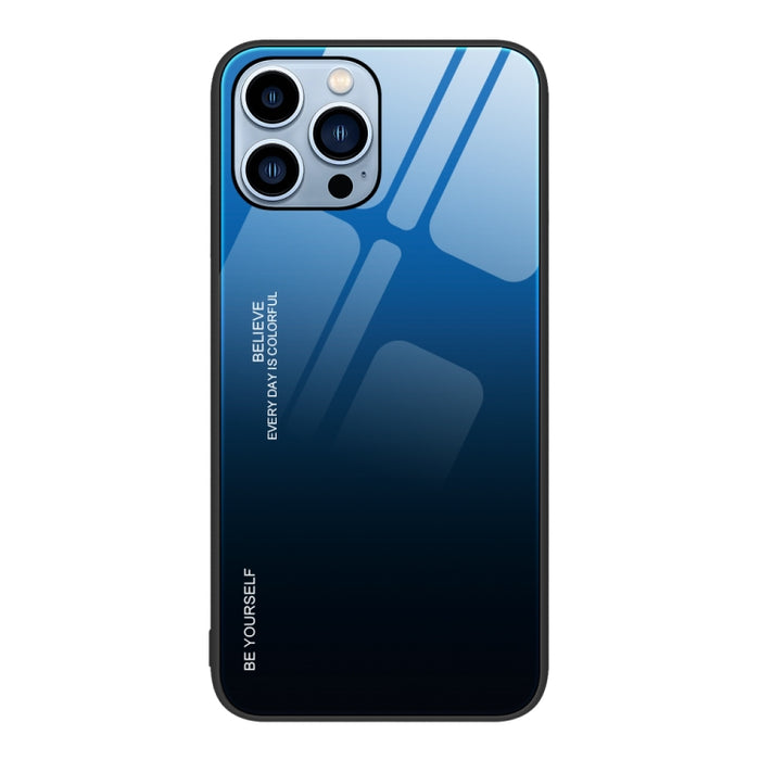 Estuche de vidrio de color degradado