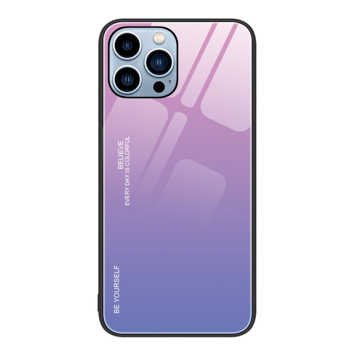 Estuche de vidrio de color degradado