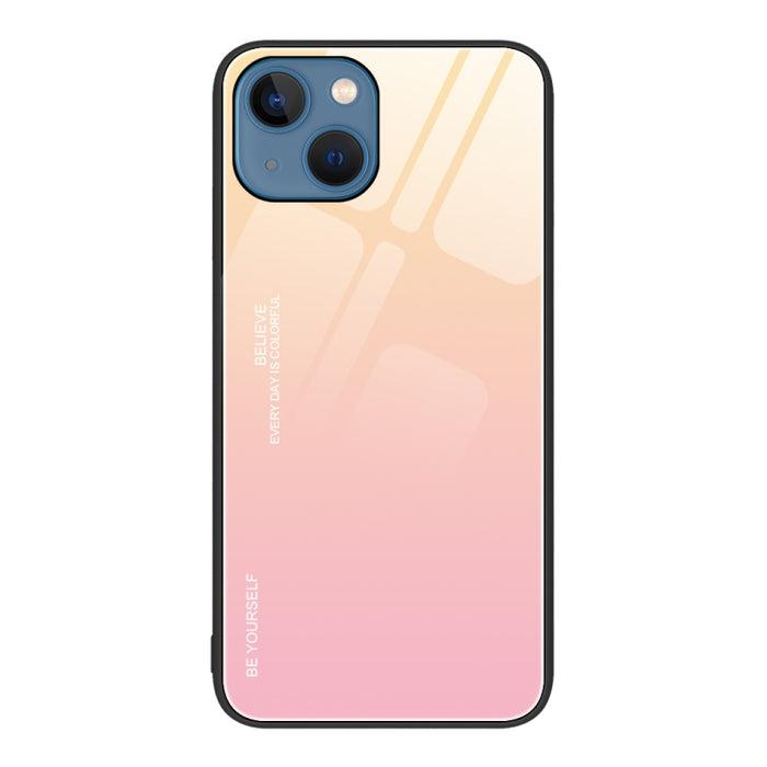 Estuche de vidrio de color degradado