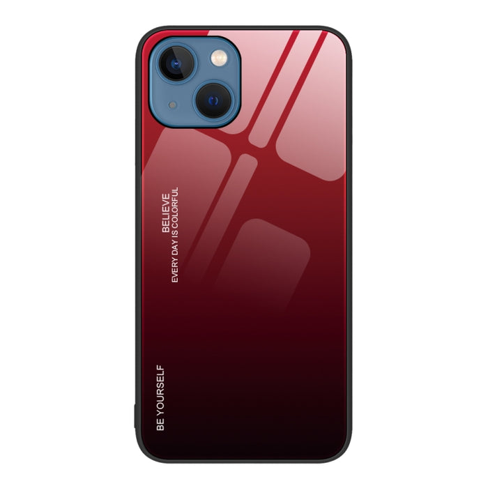 Estuche de vidrio de color degradado