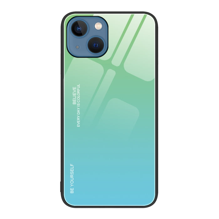 Estuche de vidrio de color degradado
