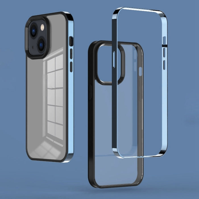 Estuche para teléfono fantasma con marco electrochapado 3 en 1, For iPhone 14, For iPhone 14 Plus, For iPhone 14 Pro, For iPhone 14 Pro Max