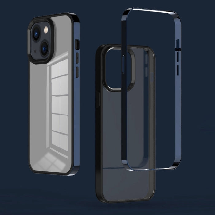 Estuche para teléfono fantasma con marco electrochapado 3 en 1, For iPhone 14, For iPhone 14 Plus, For iPhone 14 Pro, For iPhone 14 Pro Max