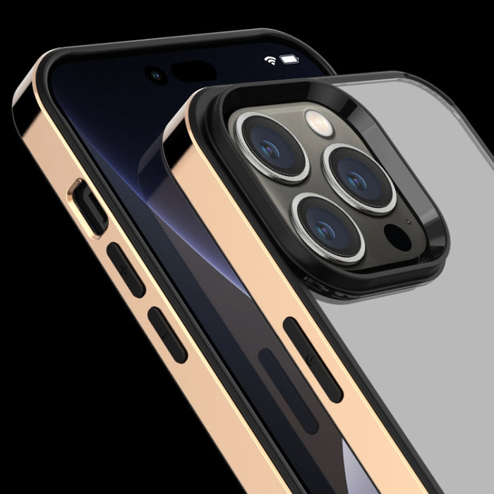 Estuche para teléfono fantasma con marco electrochapado 3 en 1