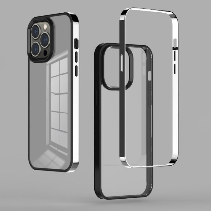 Estuche para teléfono fantasma con marco electrochapado 3 en 1