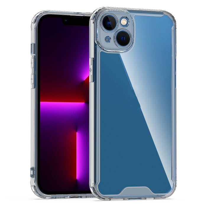 Caja protectora transparente de acrílico + TPU para teléfono