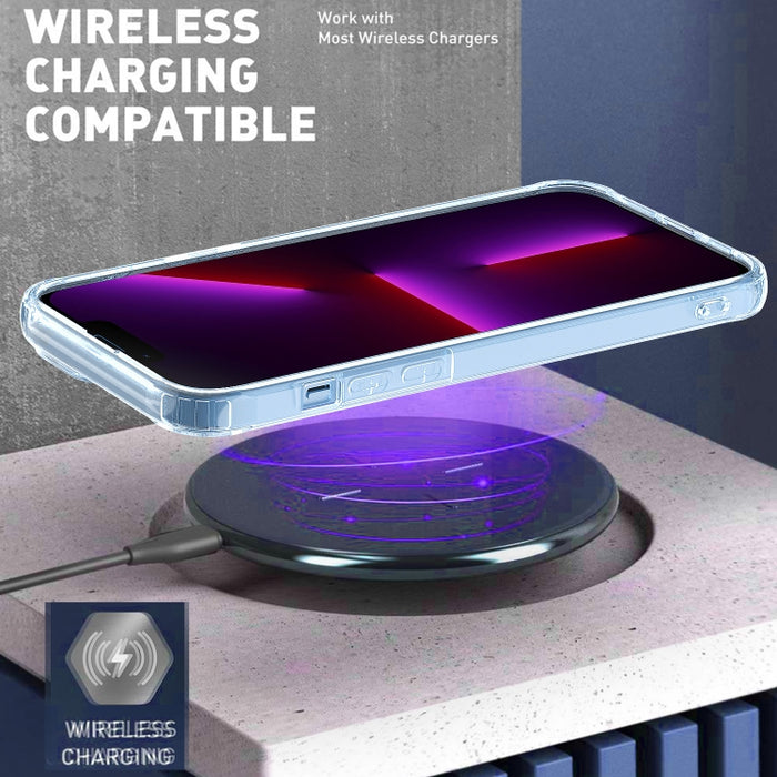 Caja protectora transparente de acrílico + TPU para teléfono