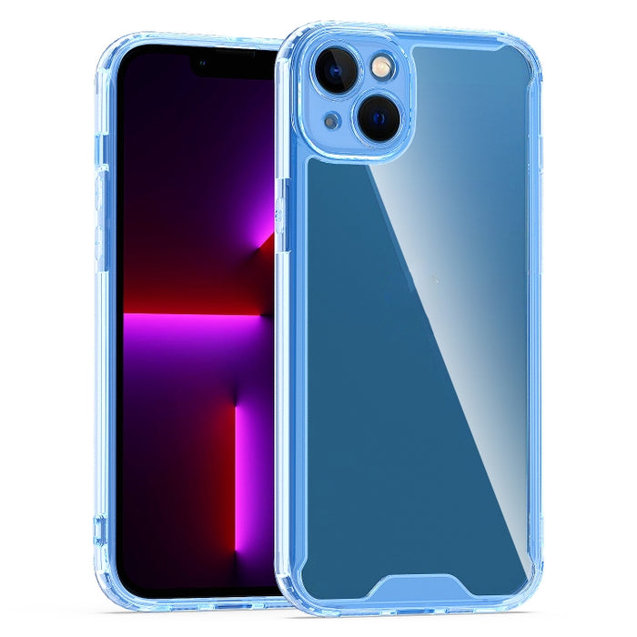 Caja protectora transparente de acrílico + TPU para teléfono