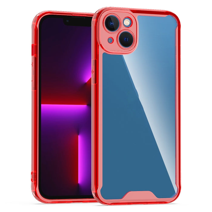 Caja protectora transparente de acrílico + TPU para teléfono