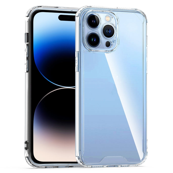 Caja protectora transparente de acrílico + TPU para teléfono
