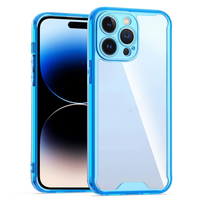 Caja protectora transparente de acrílico + TPU para teléfono