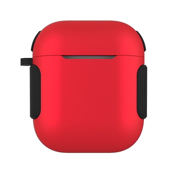 Estuche para auriculares 2 en 1 con textura mate en color de contraste PC + TPU
