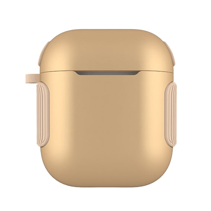 Estuche para auriculares 2 en 1 con textura mate en color de contraste PC + TPU