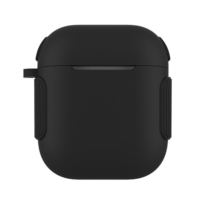 Estuche para auriculares 2 en 1 con textura mate en color de contraste PC + TPU