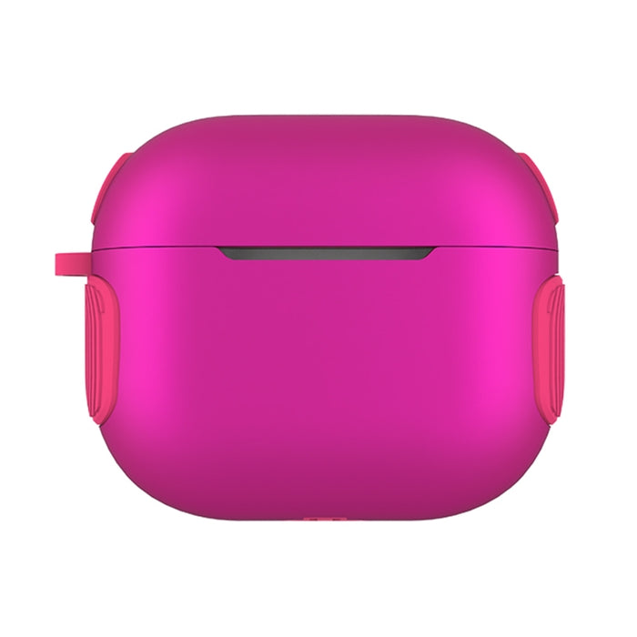 Estuche para auriculares 2 en 1 con textura mate en color de contraste PC + TPU