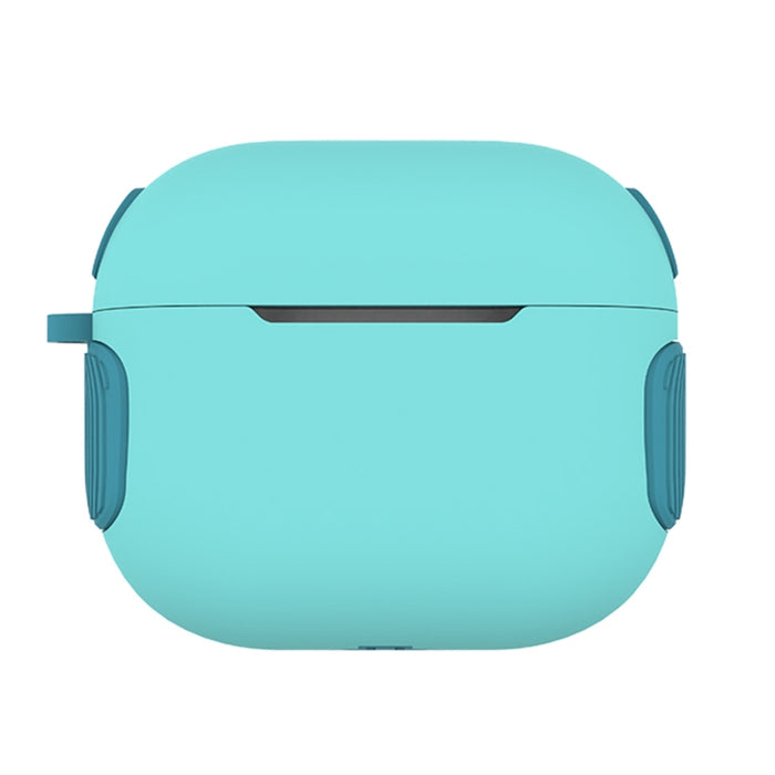 Estuche para auriculares 2 en 1 con textura mate en color de contraste PC + TPU