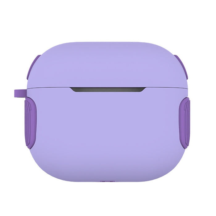Estuche para auriculares 2 en 1 con textura mate en color de contraste PC + TPU