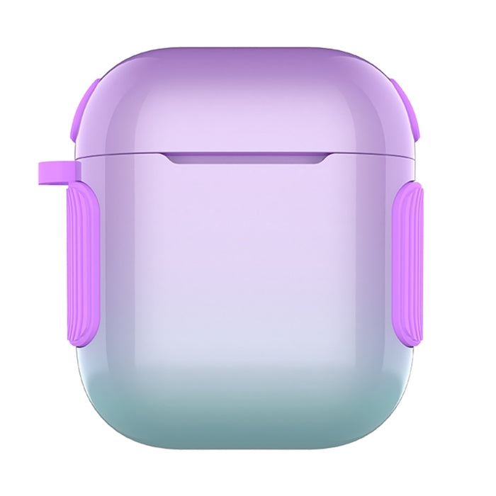 2 en 1 Varnish Colorful PC + TPU Estuche para auriculares