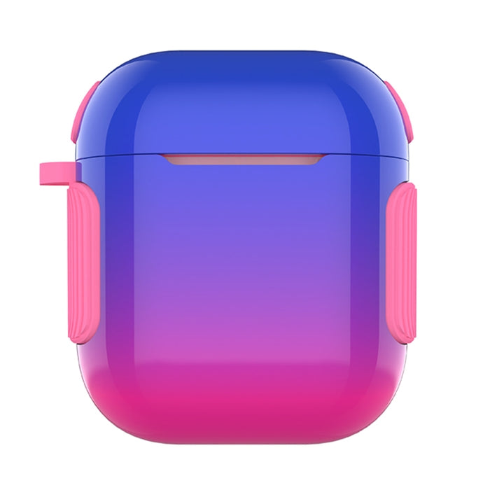 2 en 1 Varnish Colorful PC + TPU Estuche para auriculares