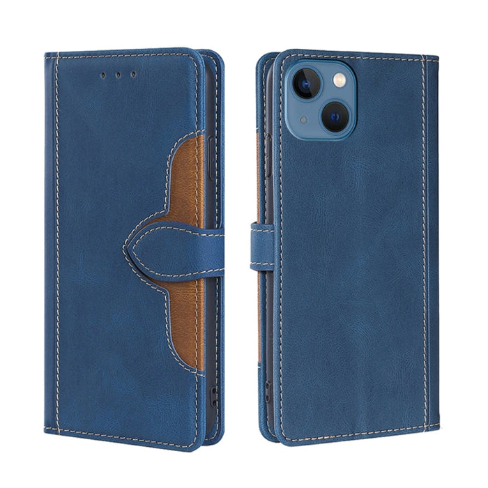 Estuche para teléfono de cuero con hebilla magnética y sensación de piel