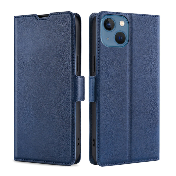 Estuche para teléfono de cuero con hebilla lateral de voltaje ultrafino