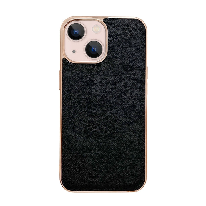 Estuche para teléfono con nano galvanoplastia de la serie Luolai de cuero genuino