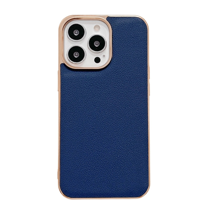 Estuche para teléfono con nano galvanoplastia de la serie Luolai de cuero genuino