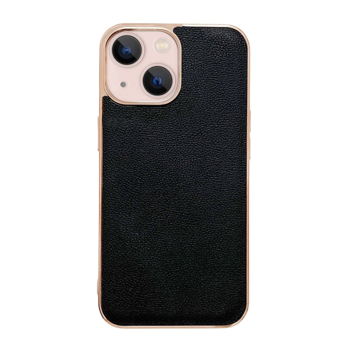 Estuche para teléfono con nano galvanoplastia de la serie Luolai de cuero genuino