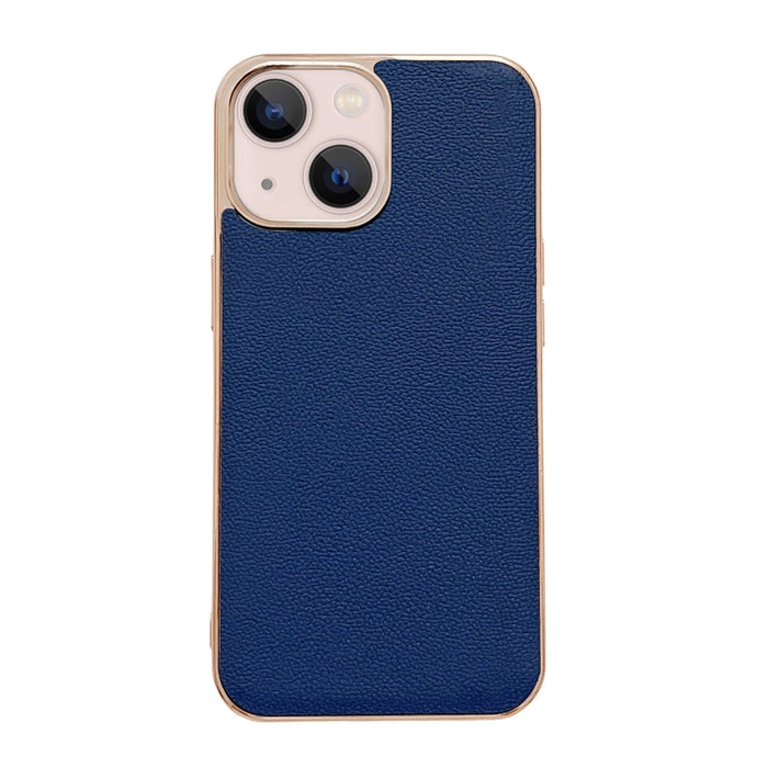Estuche para teléfono con nano galvanoplastia de la serie Luolai de cuero genuino
