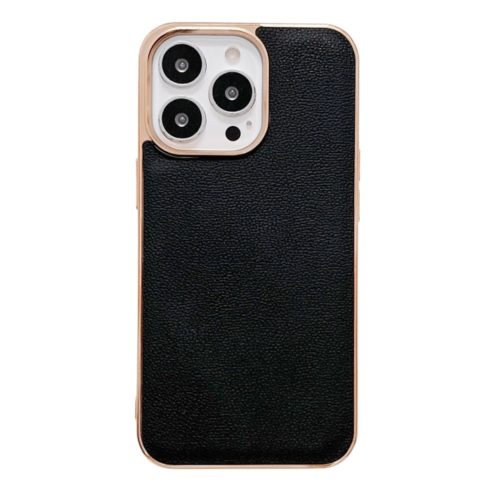 Estuche para teléfono con nano galvanoplastia de la serie Luolai de cuero genuino