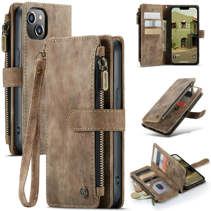 Estuche de cuero para teléfono multifuncional CaseMe C30