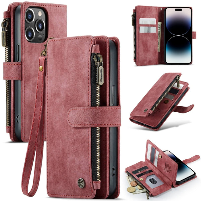 Estuche de cuero para teléfono multifuncional CaseMe C30