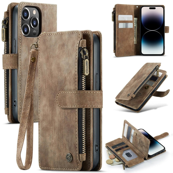 Estuche de cuero para teléfono multifuncional CaseMe C30