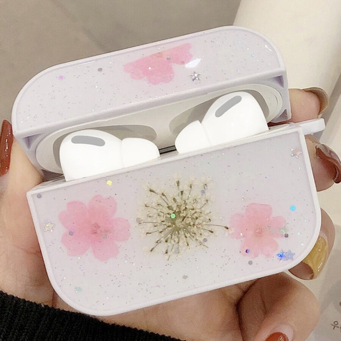 Para AirPods Pro Beautiful Ladies Flowers Pattern Estuche protector para auriculares inalámbricos
