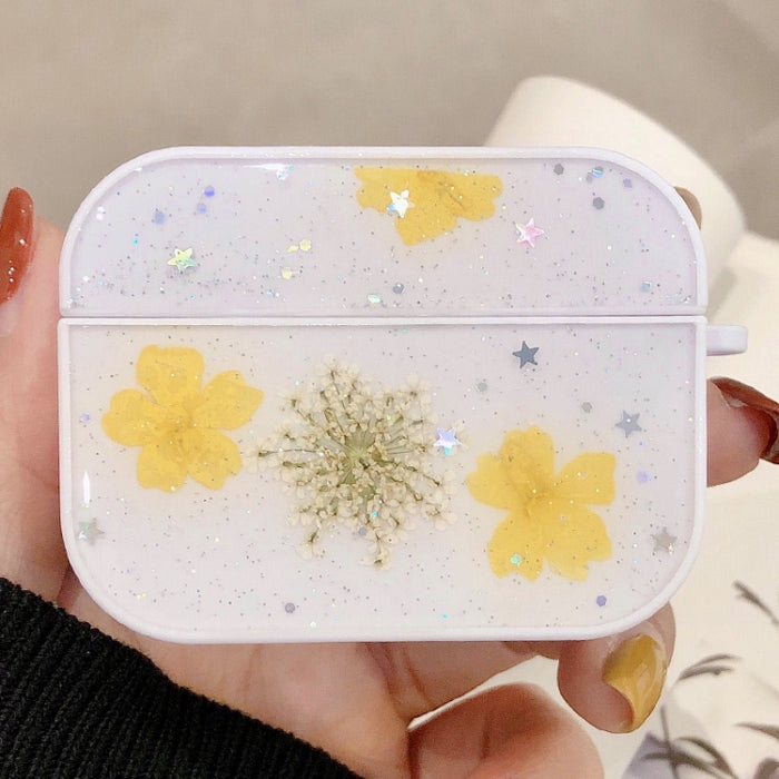 Para AirPods Pro Beautiful Ladies Flowers Pattern Estuche protector para auriculares inalámbricos