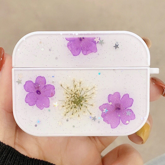Para AirPods Pro Beautiful Ladies Flowers Pattern Estuche protector para auriculares inalámbricos