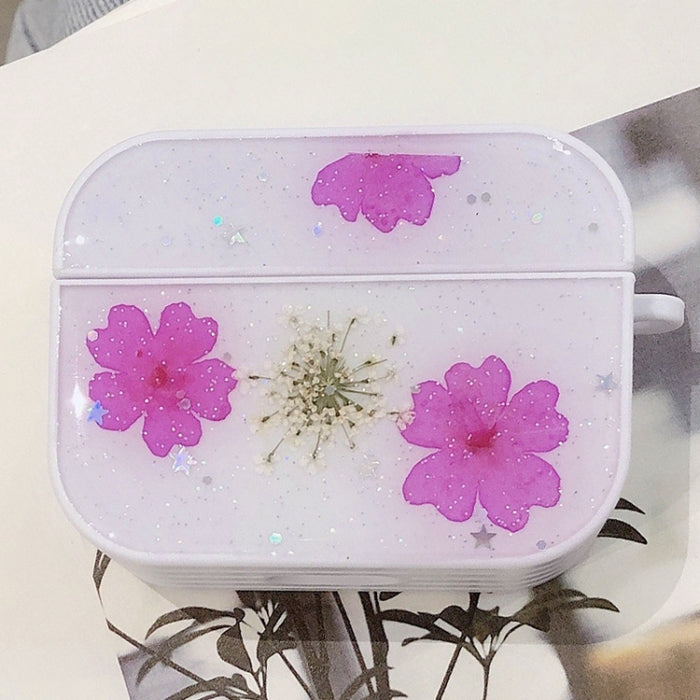 Para AirPods Pro Beautiful Ladies Flowers Pattern Estuche protector para auriculares inalámbricos