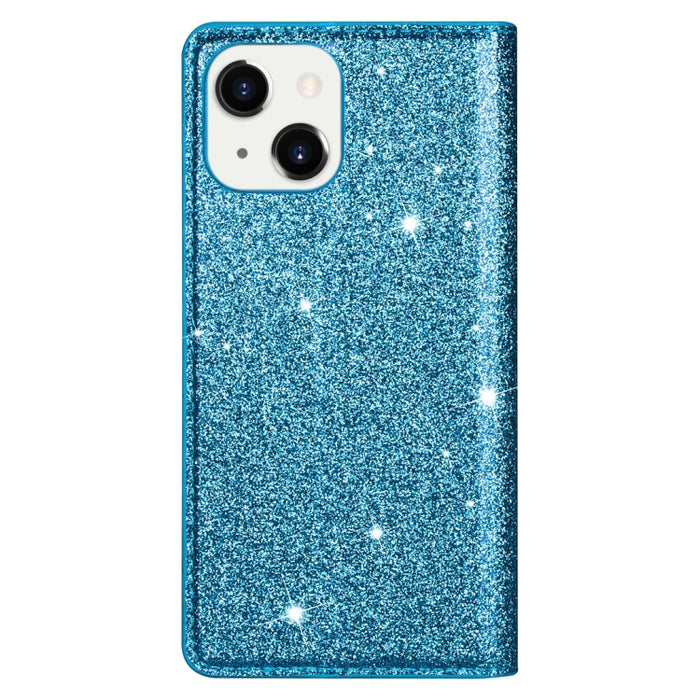 Estuche de cuero con tapa horizontal magnética con brillo ultrafino con soporte y ranuras para tarjetas